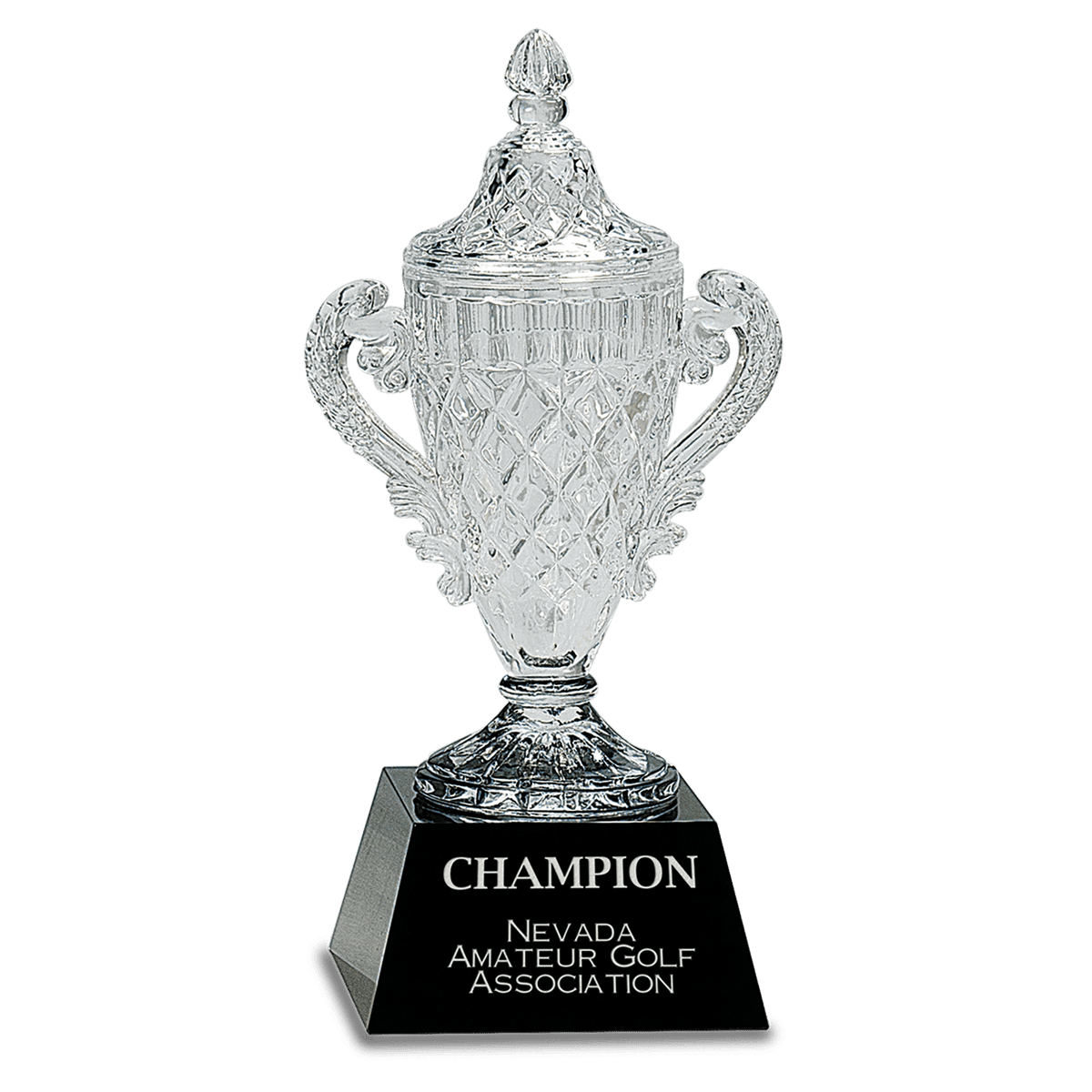 Crystal Cup on Pedestal Base Award