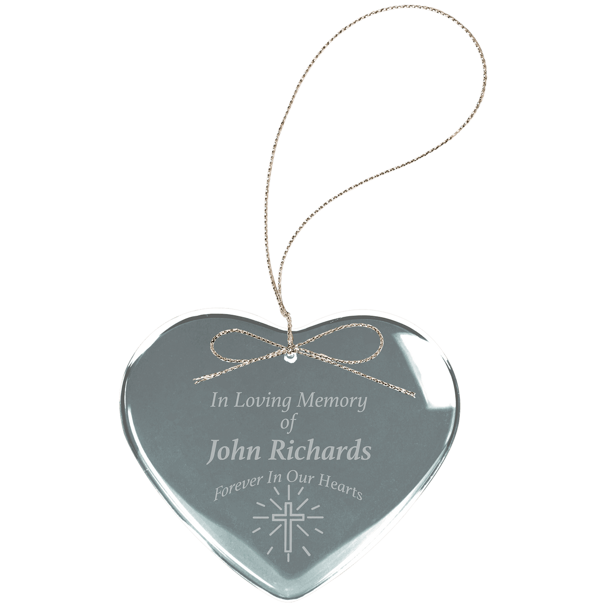 Crystal Heart Ornament Award