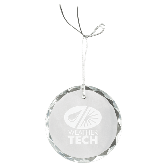 Crystal Round Faceted Ornament Award