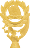 Swimming Sport Wreath Figure