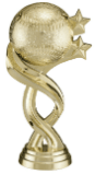 Gold Baseball/Softball Twisted Sport Figure