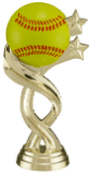 Color Softball Twisted Sport Figure
