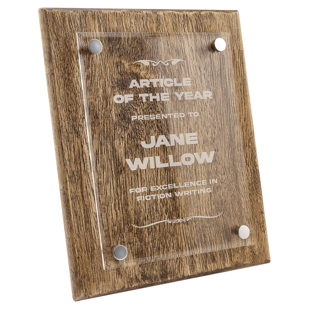 Barn Floating Acrylic Plaque Award