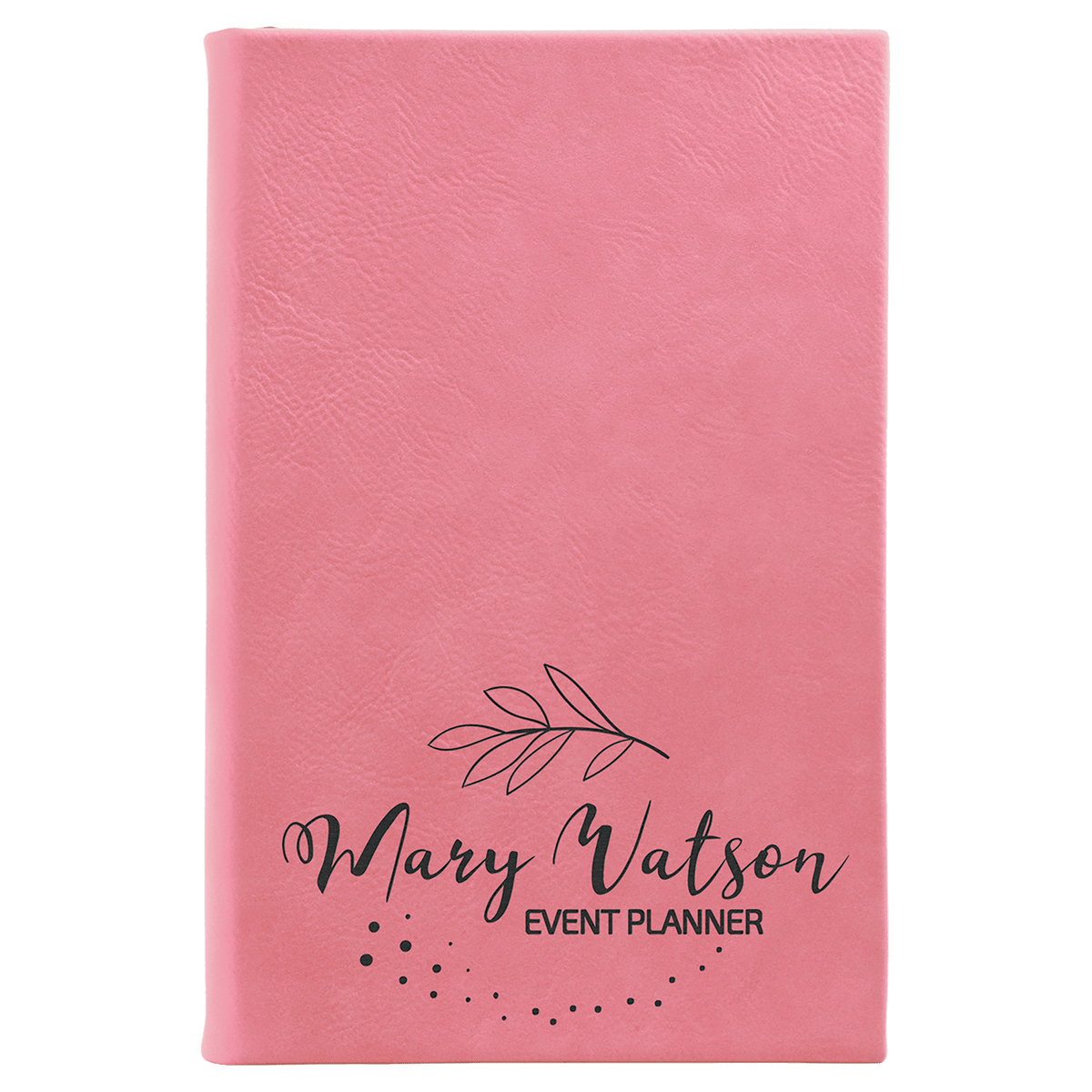 Laserable Leatherette Sketch Book with Unlined Notepad