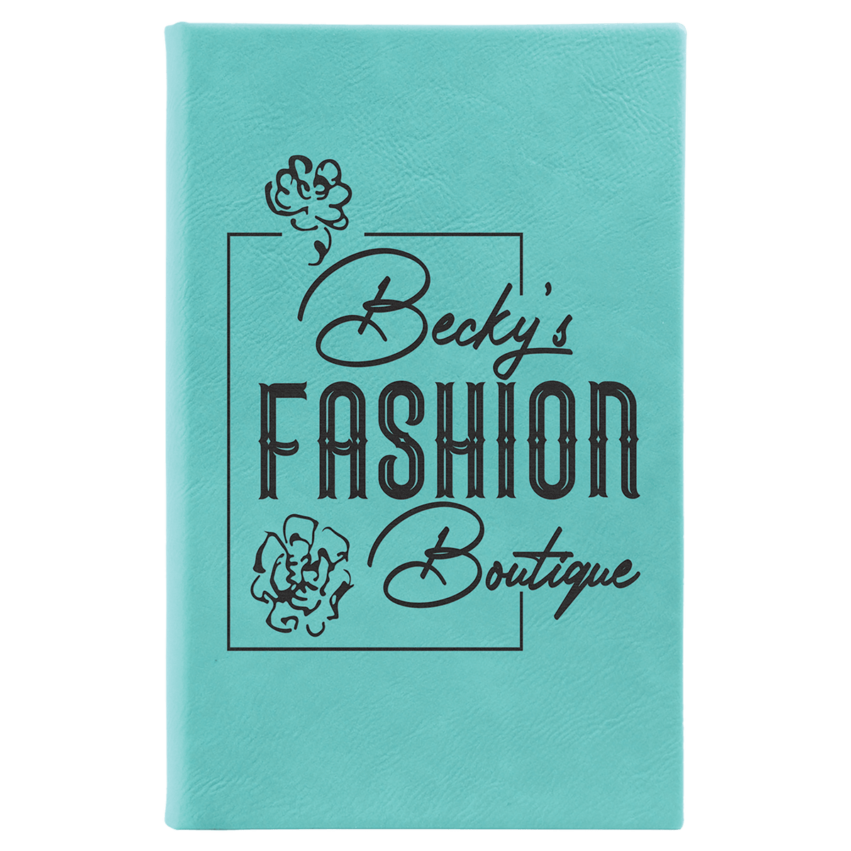 Laserable Leatherette Sketch Book with Unlined Notepad
