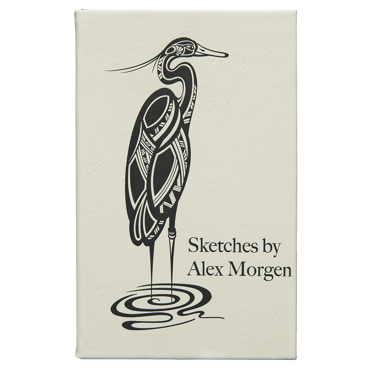 Laserable Leatherette Sketch Book with Unlined Notepad