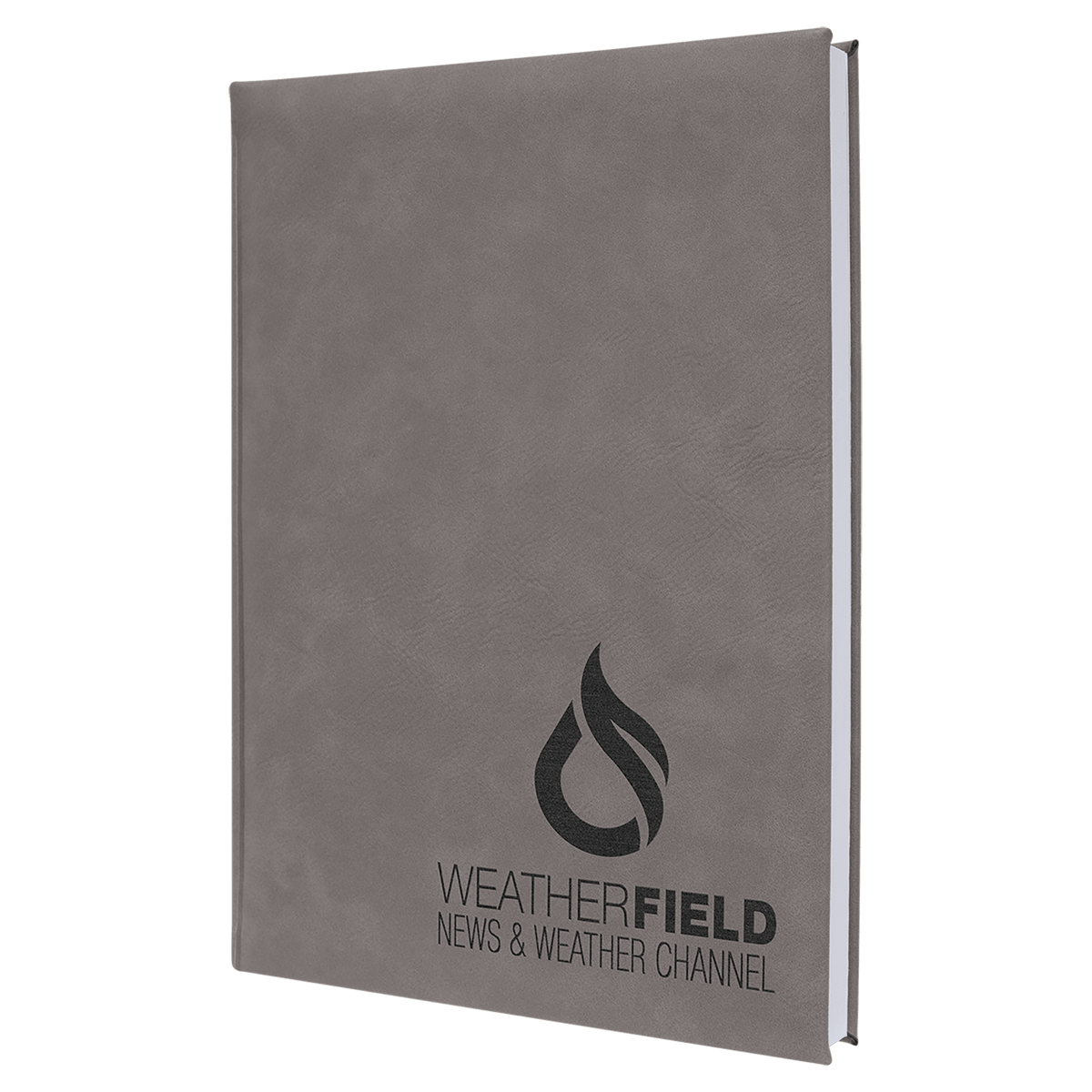 Laserable Leatherette Journal with Lined Notepad