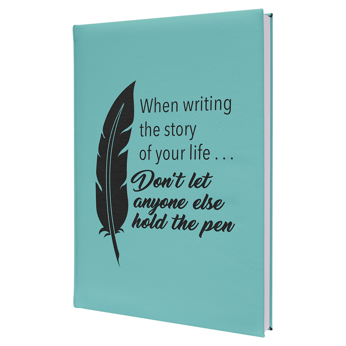Laserable Leatherette Journal with Lined Notepad