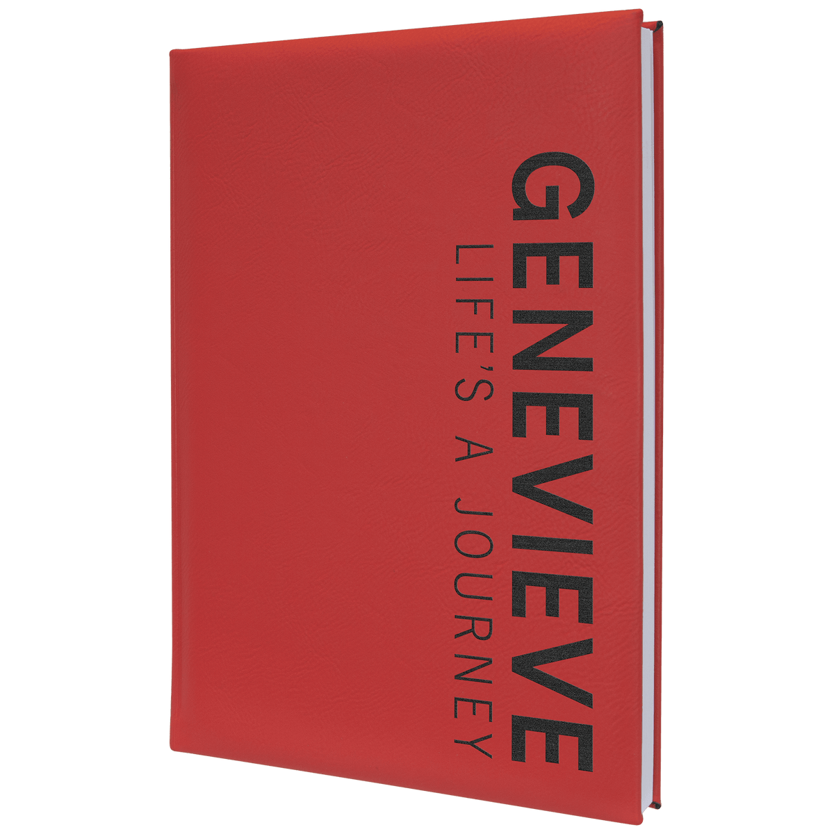 Laserable Leatherette Journal with Lined Notepad