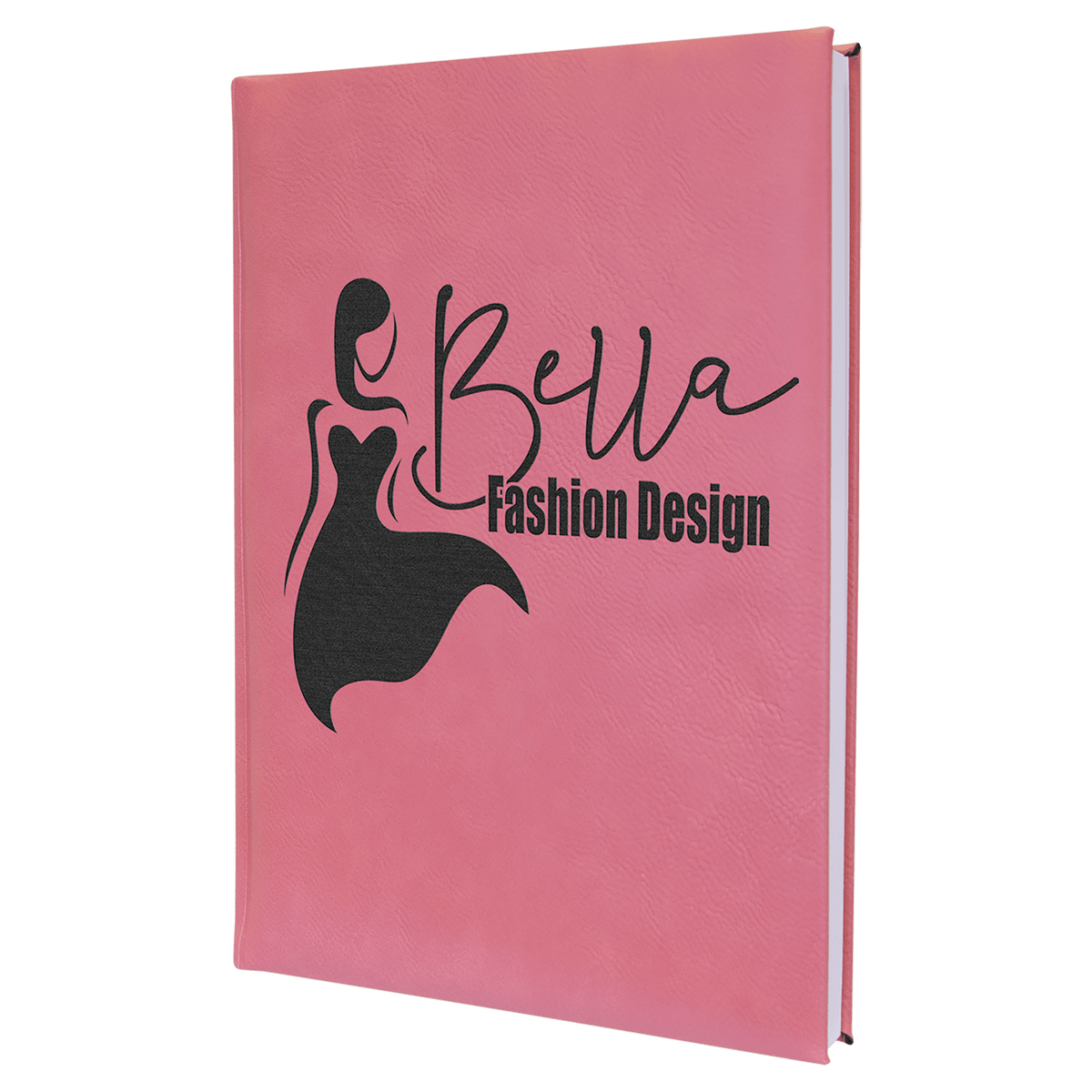 Laserable Leatherette Sketch Book with Unlined Notepad