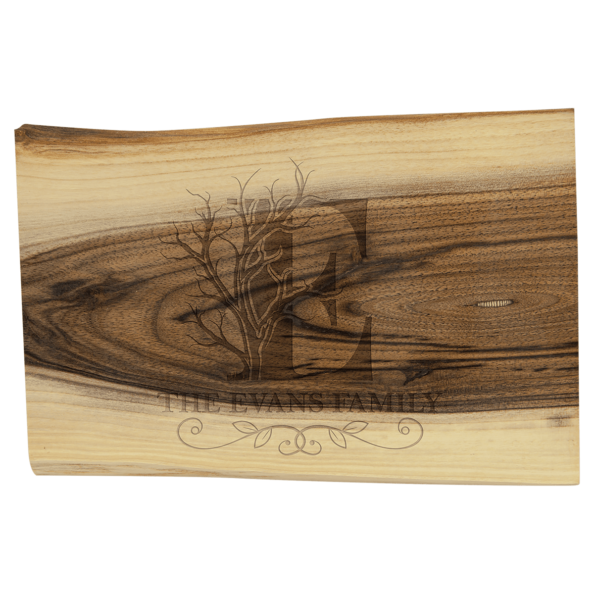 Natural Black Walnut Cutting and Charcuterie Board