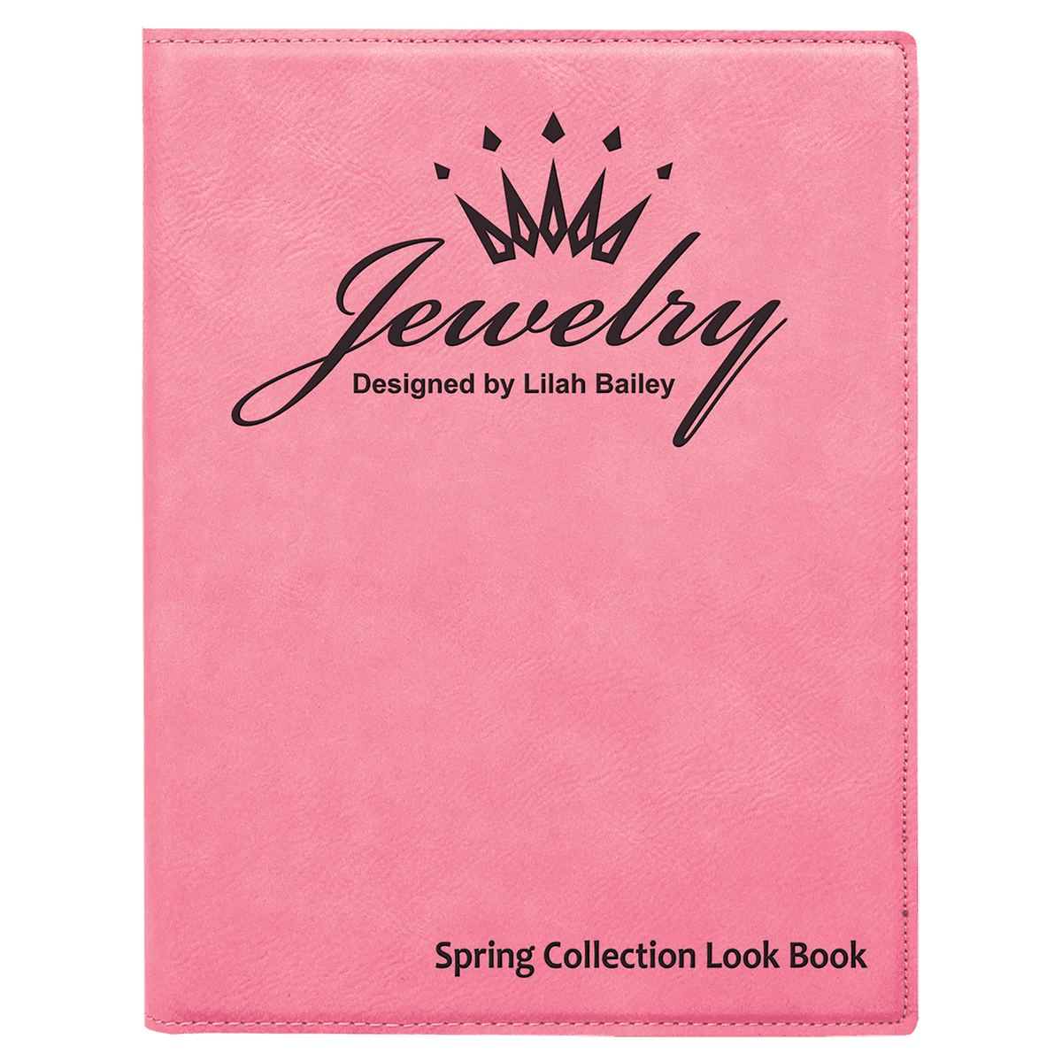 Laserable Leatherette Portfolio with Notepad