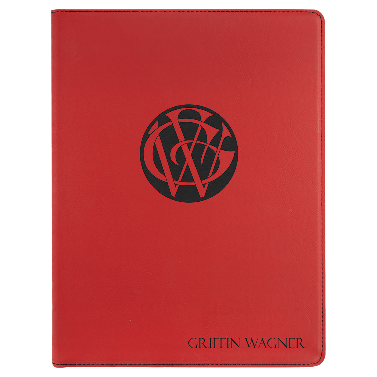Laserable Leatherette Portfolio with Notepad