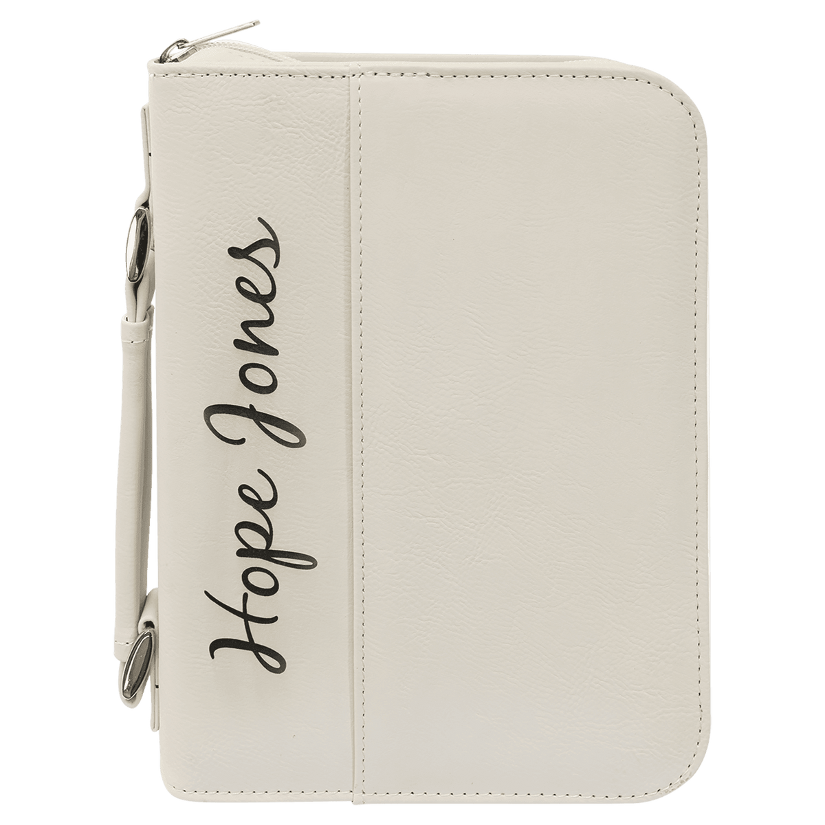 Leatherette Book/Bible Cover with Handle & Zipper
