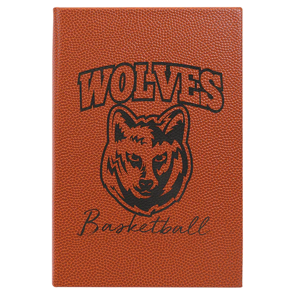 5.25" x 8.25" Leatherette Journal W/ Lined Notepad