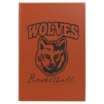 5.25" x 8.25" Leatherette Journal W/ Lined Notepad
