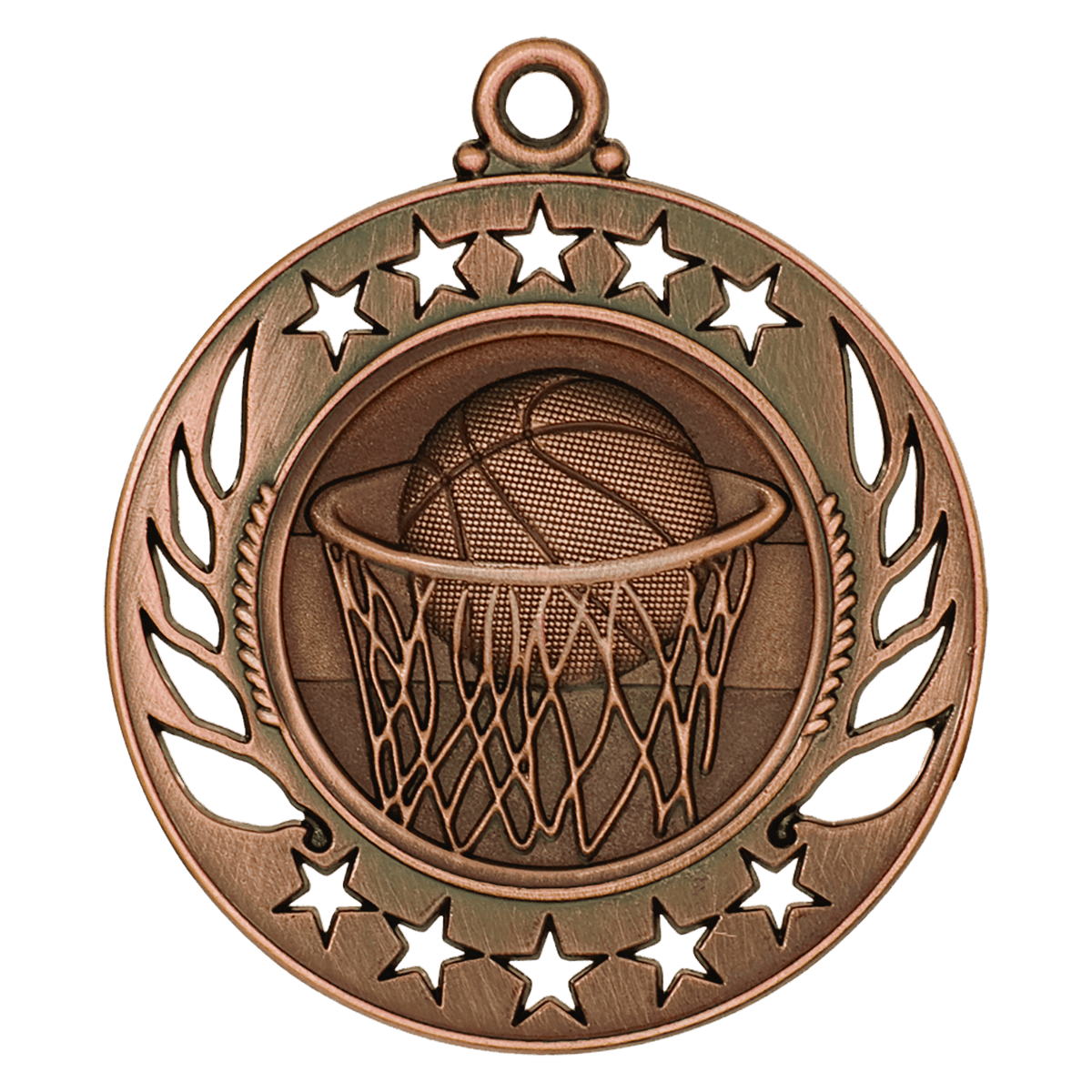 Basketball Galaxy Medal Award
