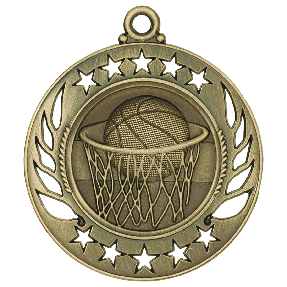 Basketball Galaxy Medal Award