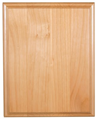 Genuine Alder Plaque Award