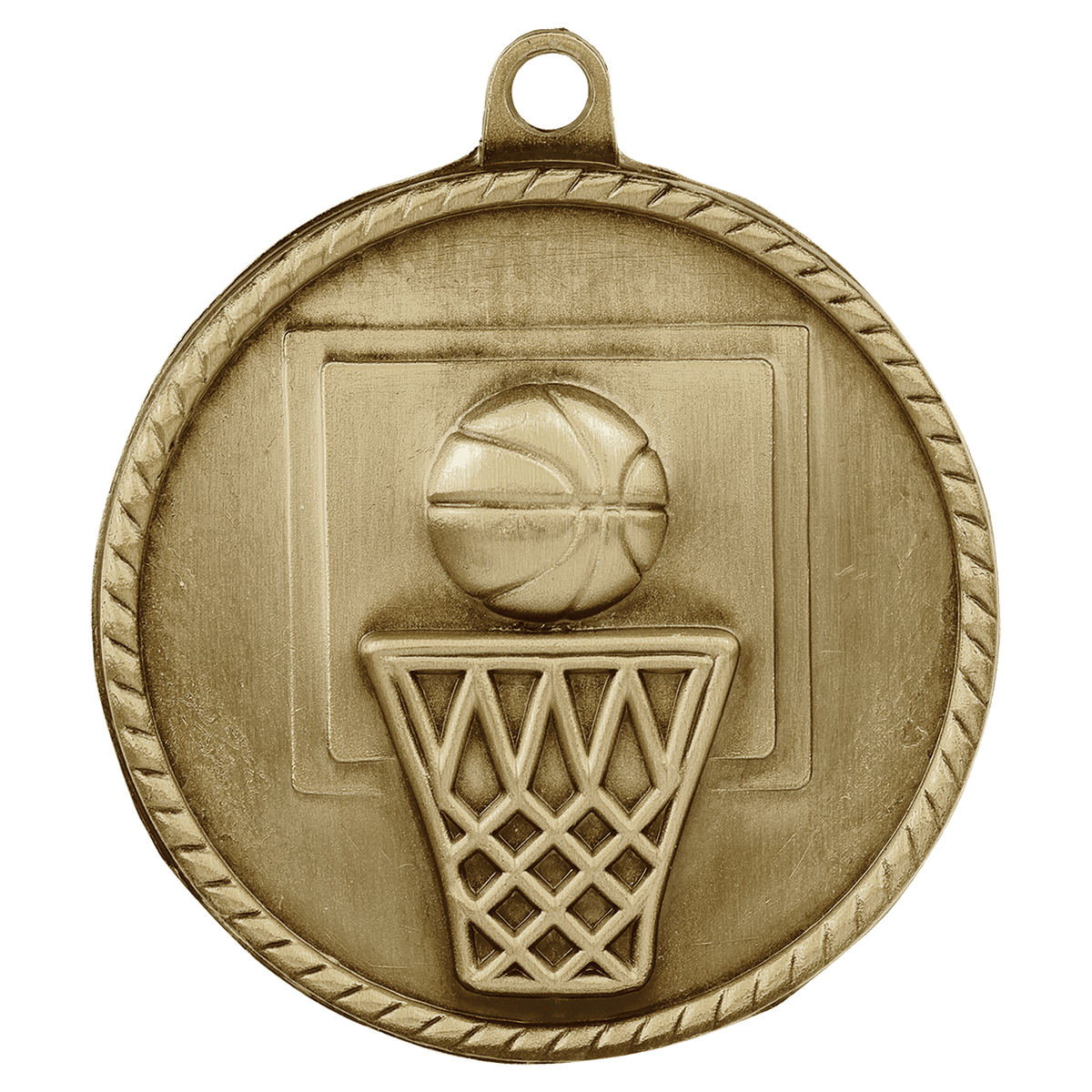Basketball High Relief Medal Award