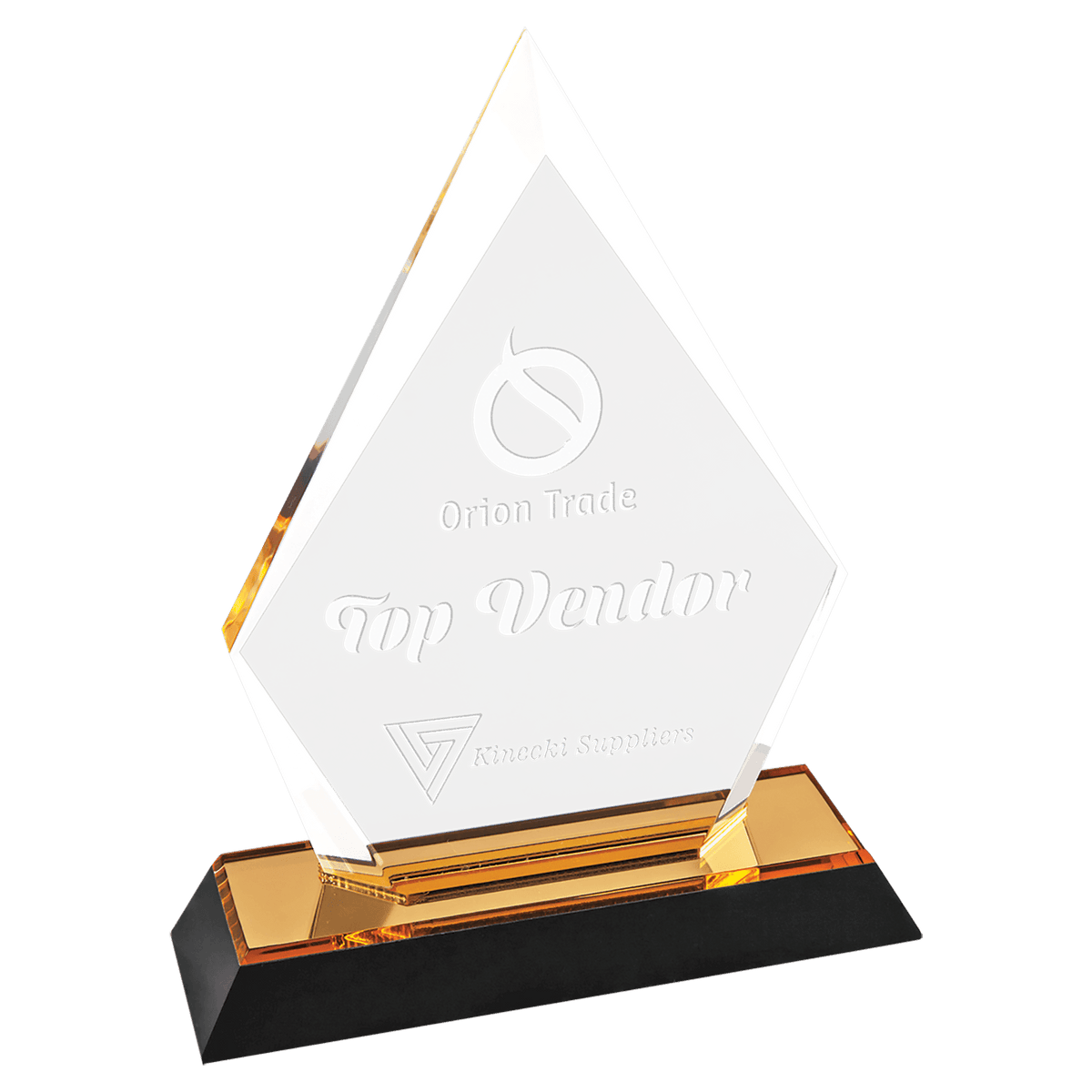Arrow Point Impress Acrylic Award