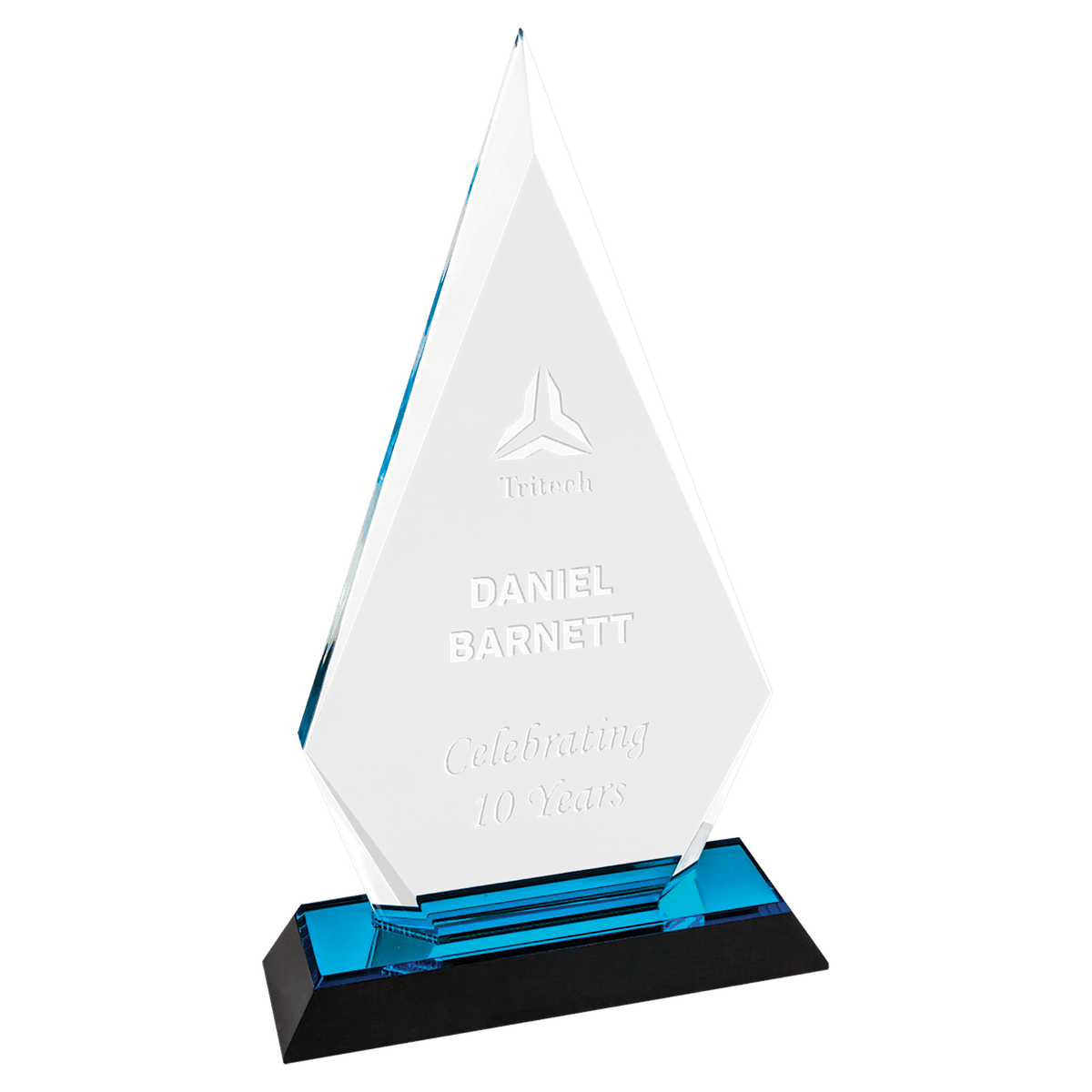 Arrow Point Impress Acrylic Award
