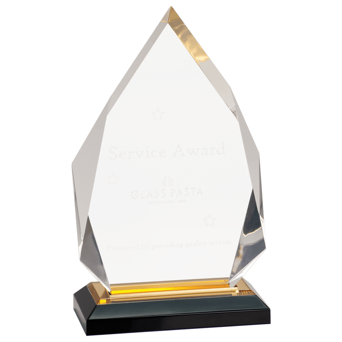 Diamond Impress Acrylic Award