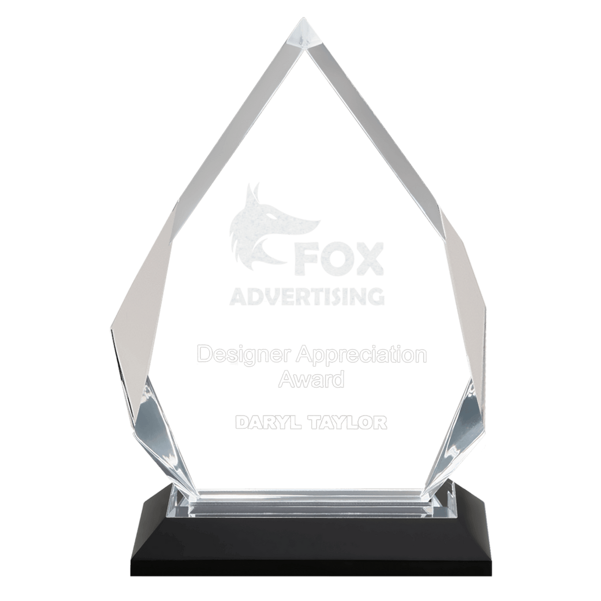 Diamond Impress Acrylic Award