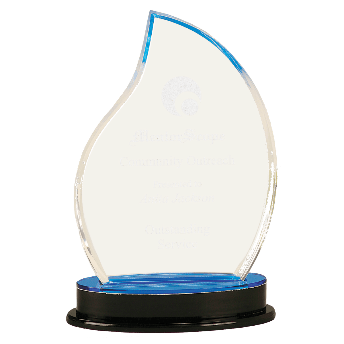 Flame Impress Acrylic Award