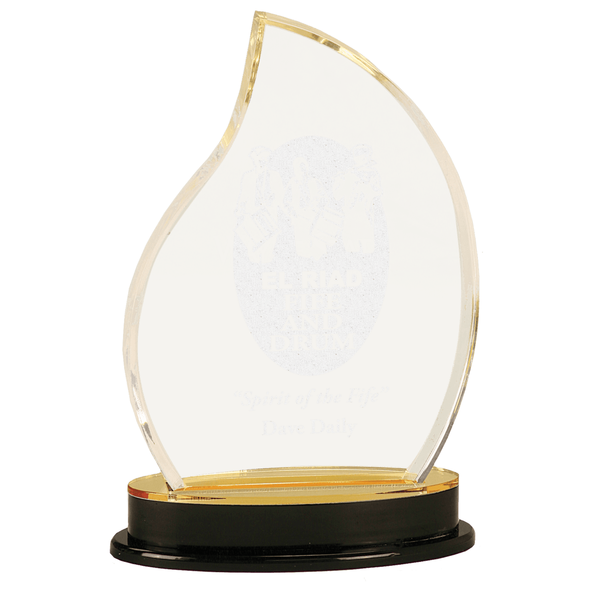 Flame Impress Acrylic Award