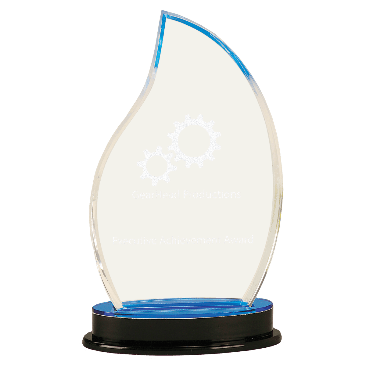 Flame Impress Acrylic Award