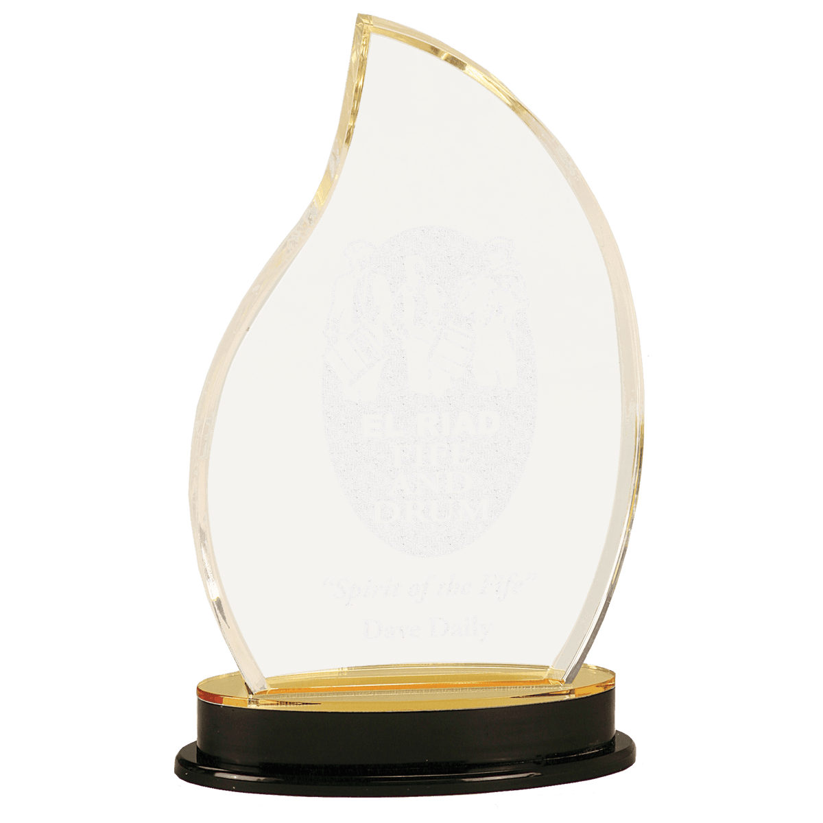Flame Impress Acrylic Award