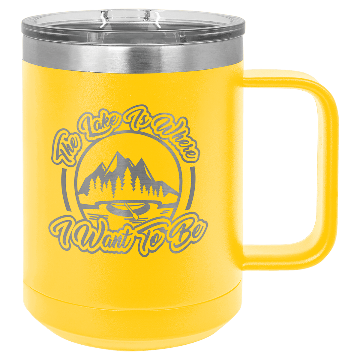 Polar Camel 15 oz. Vacuum Insulated Mug with Slider Lid