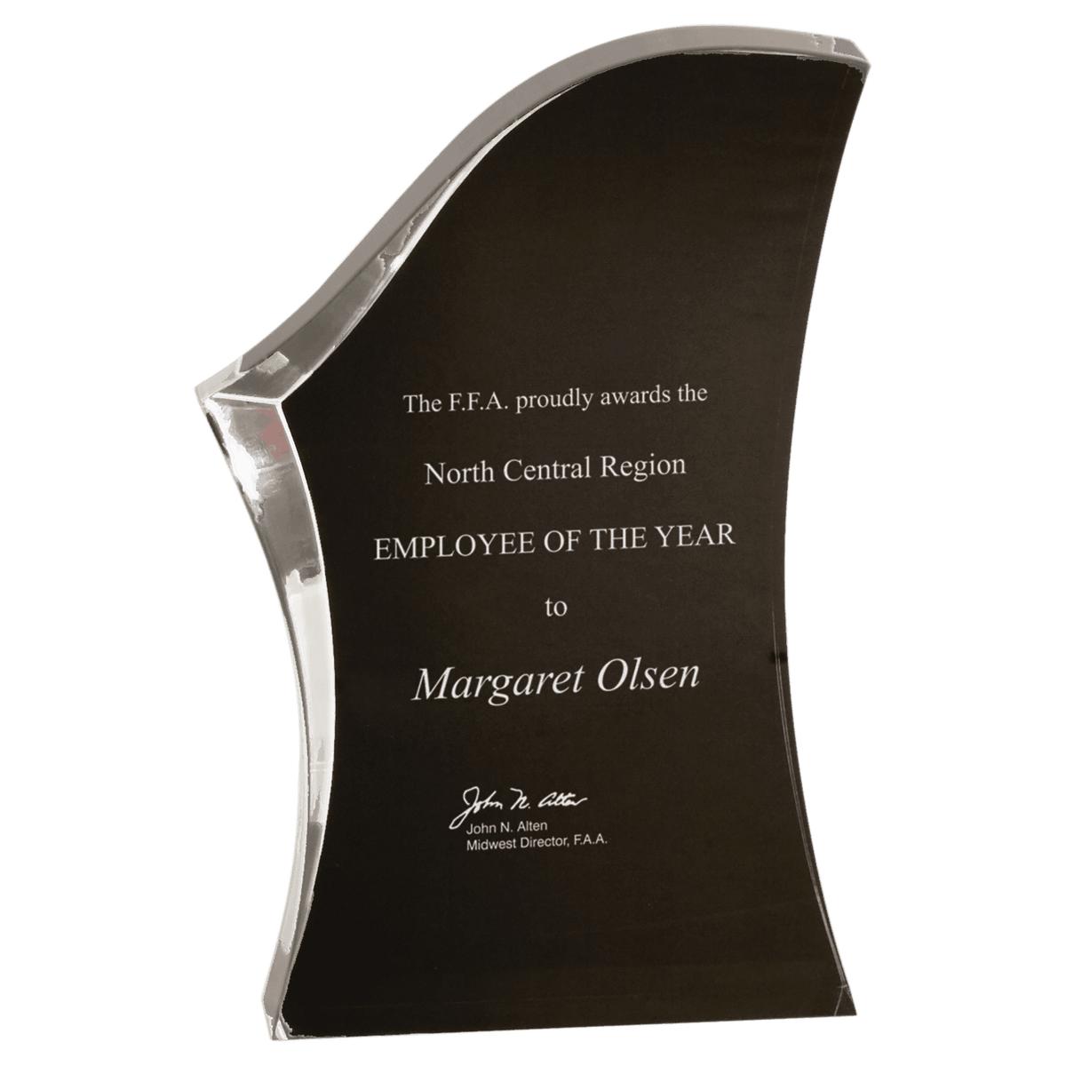 /Clear Luminary Surge Acrylic Award