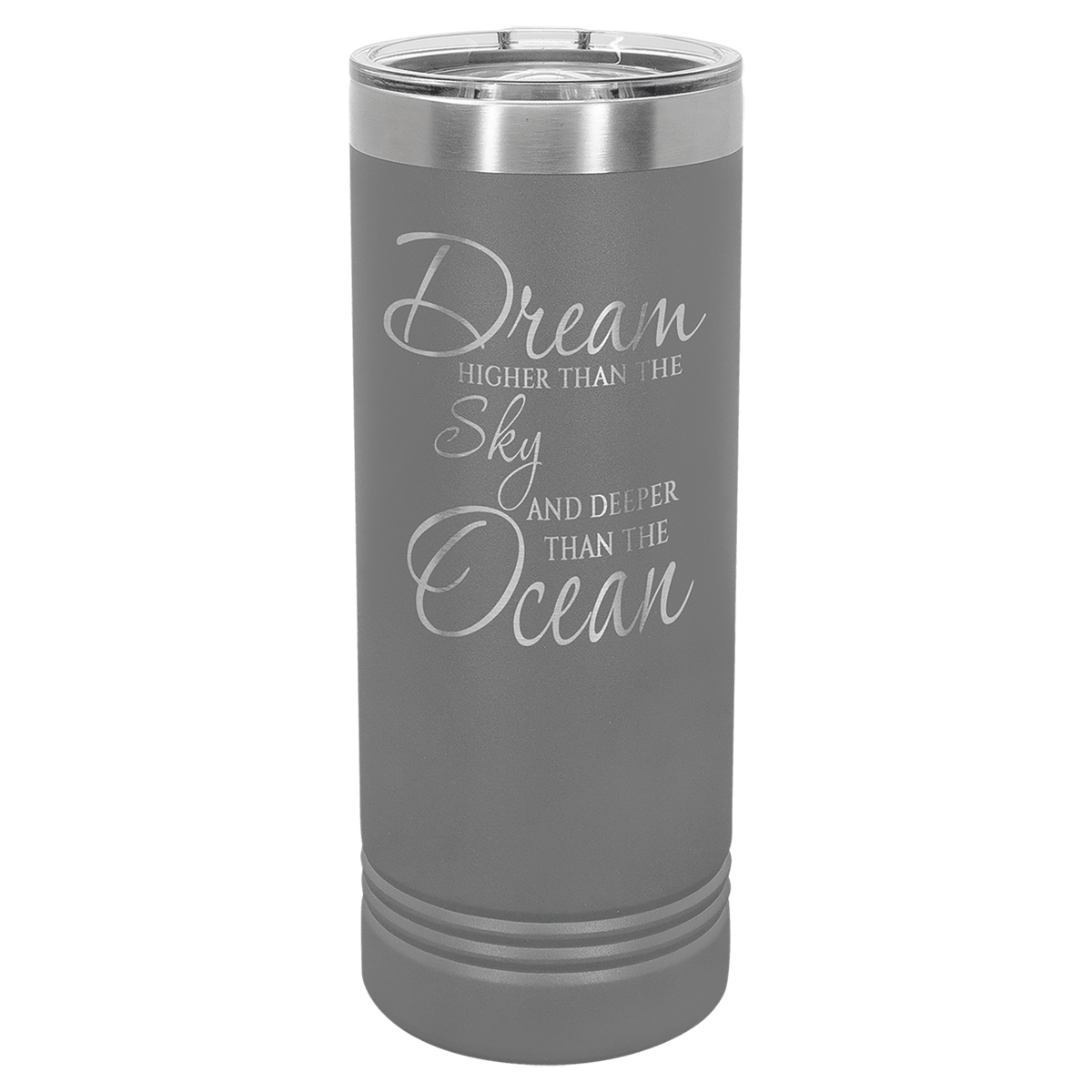 Polar Camel 22 oz. Skinny Tumbler with Slider Lid