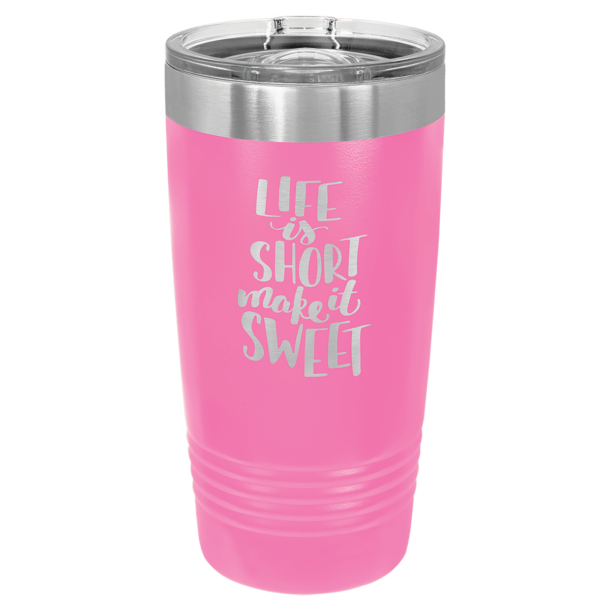 Polar Camel 20 oz. Black/ ION-Plated Ringneck Tumbler with Slider Lid