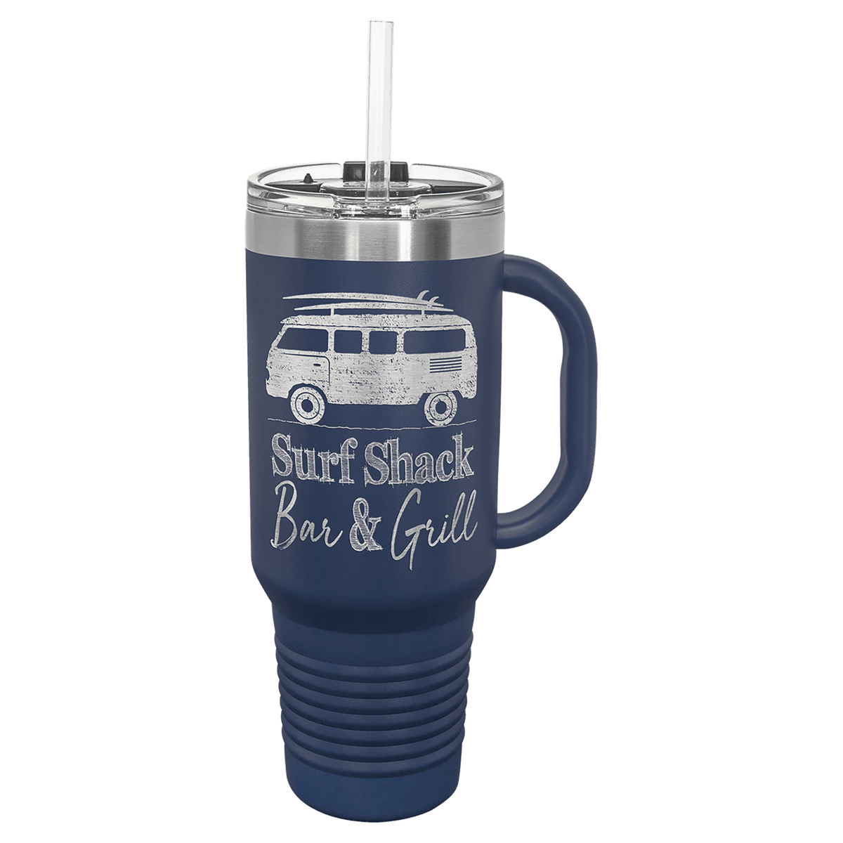 Polar Camel 40 oz. Travel Mug with Snap Lid & Straw
