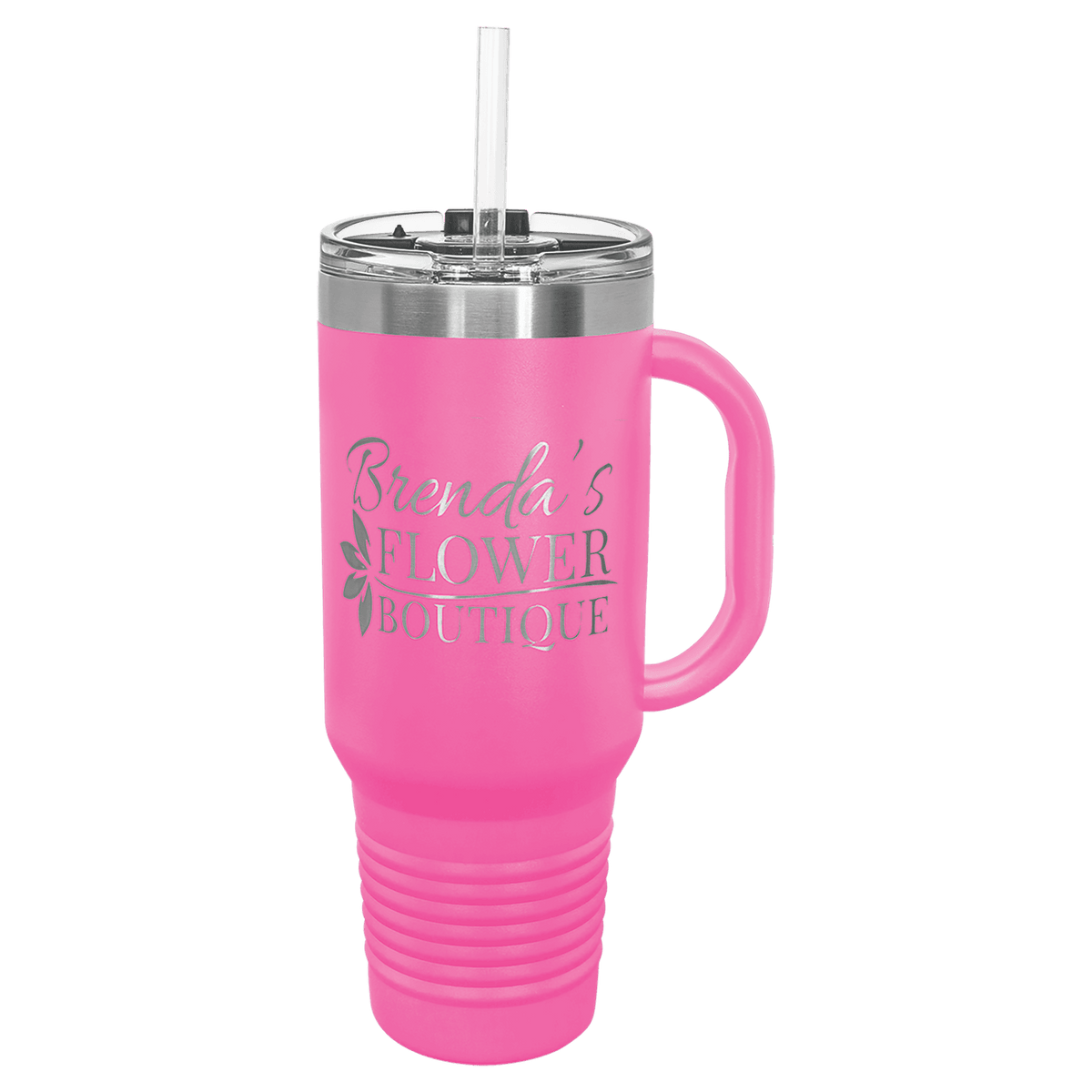 Polar Camel 40 oz. Travel Mug with Snap Lid & Straw