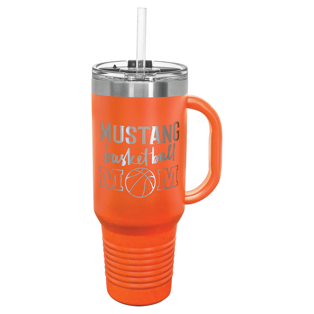 Polar Camel 40 oz. Travel Mug with Snap Lid & Straw