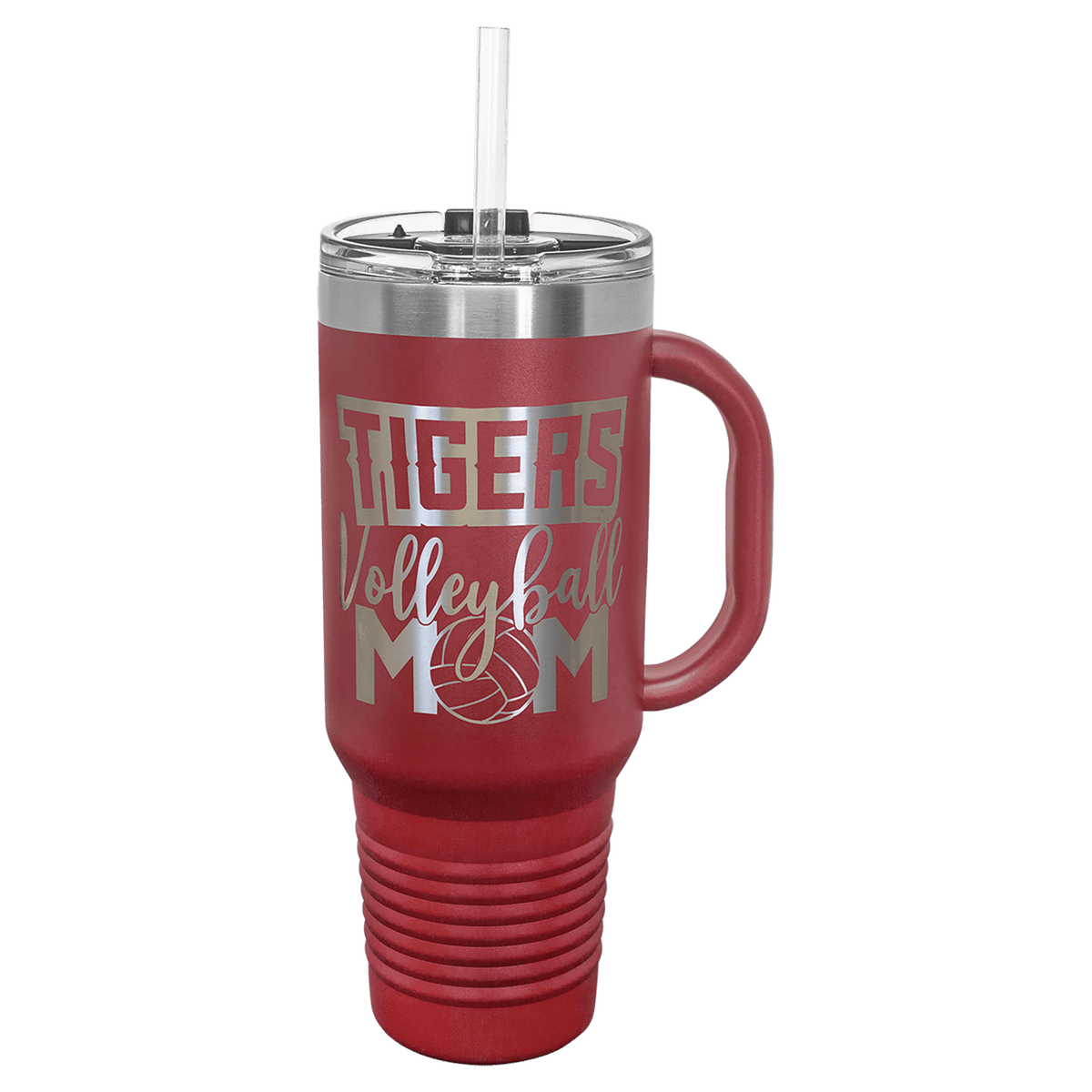 Polar Camel 40 oz. Travel Mug with Snap Lid & Straw