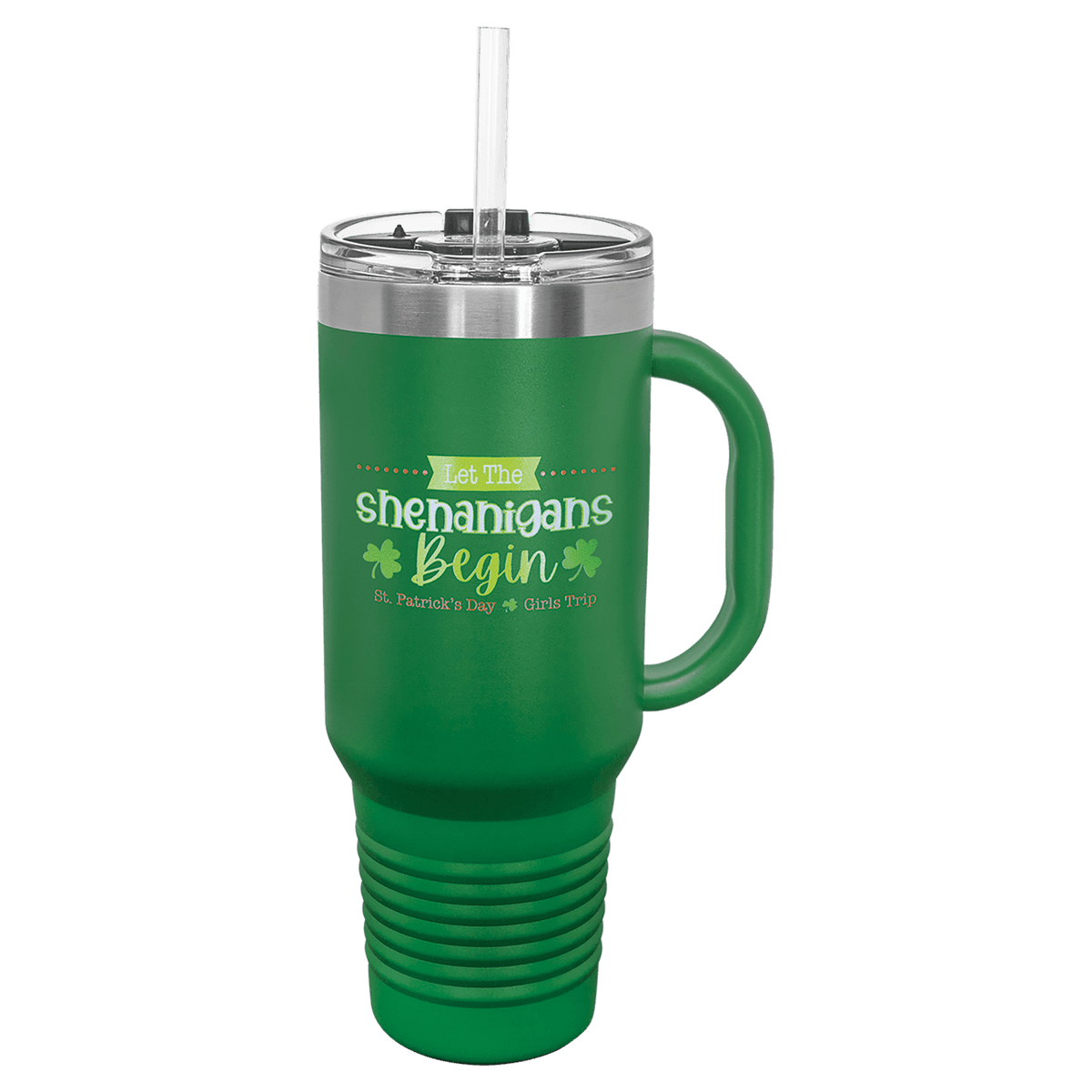 Polar Camel 40 oz. Travel Mug with Snap Lid & Straw