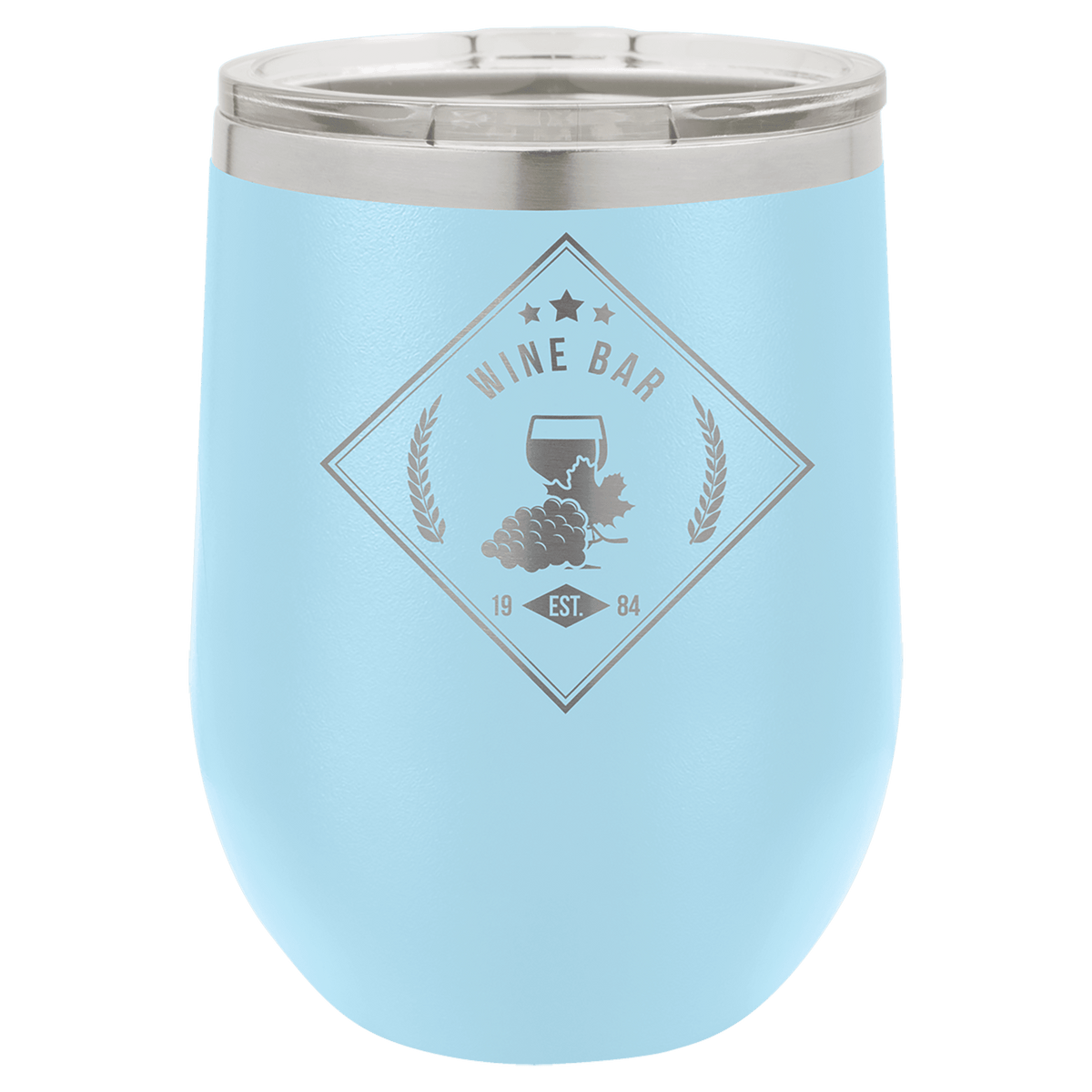 Polar Camel 12 oz. Stemless Wine Tumbler with Standard Lid