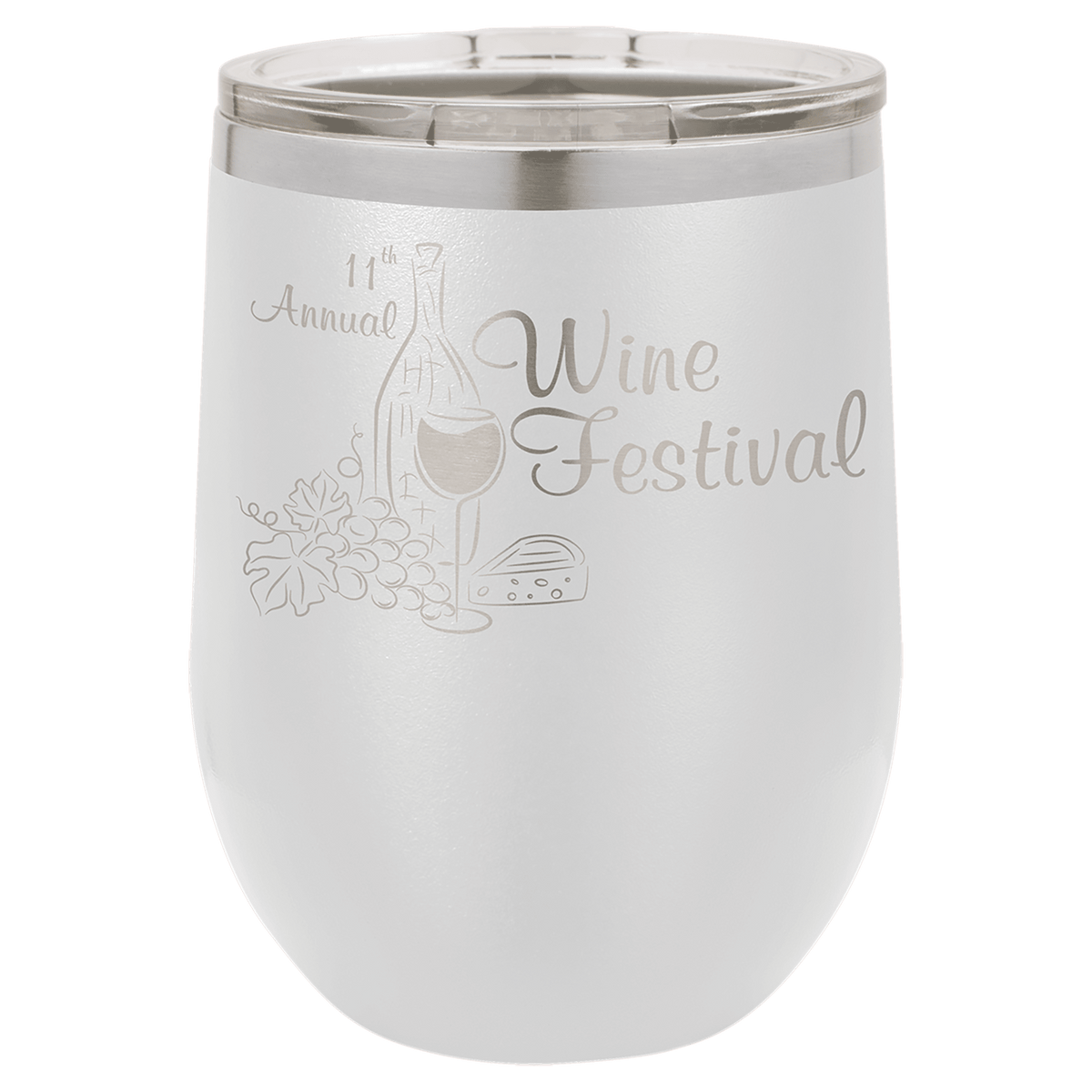 Polar Camel 12 oz. Stemless Wine Tumbler with Standard Lid