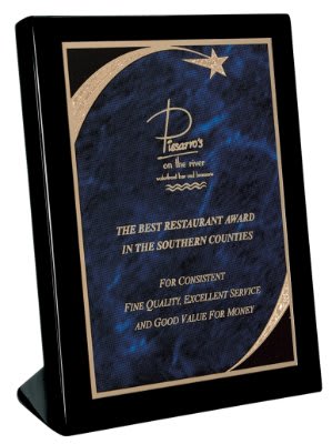 Piano Finish Standing Plaque Award