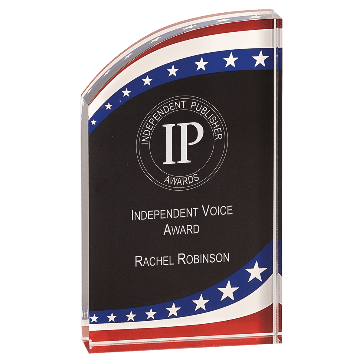 Stars & Stripes Rounded Acrylic Award