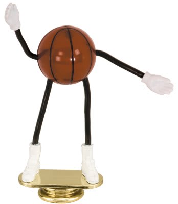 Basketball Bendable Trophy Dude Figure Award
