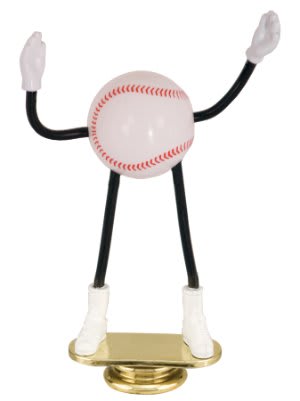 Baseball Bendable Trophy Dude Figure Award