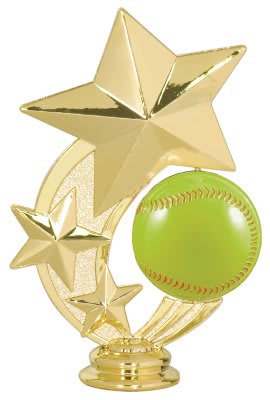 Softball 3-Star Spinning Figure