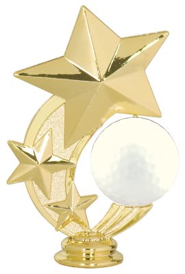 Golf 3-Star Spinning Figure