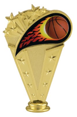 Color Basketball Flame Figure